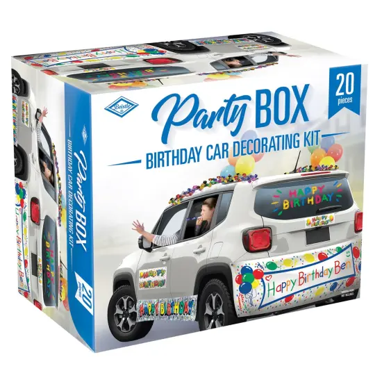 Birthday Car Party Box, (Pack Of 6) {1}