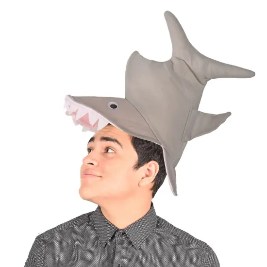 Plush Shark Hat (Pack of 6) {1}