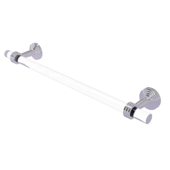 Pacific Beach Collection 30 Inch Towel Bar With Dotted Accents - Polished Chrome {1}