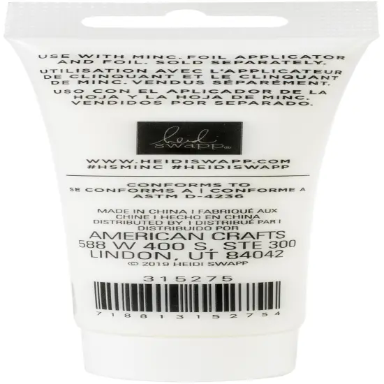 Heidi Swapp Minc Texture Paste 3oz-Clear {3}