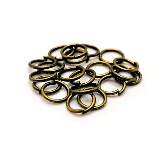 100, 500 or 1,000 Pieces: 6 mm Bronze Open Jump Rings, 21g {1}
