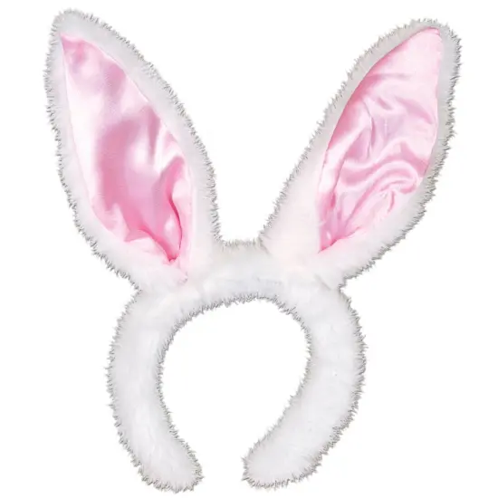 Plush Satin Bunny Ears (Pack of 12) {1}