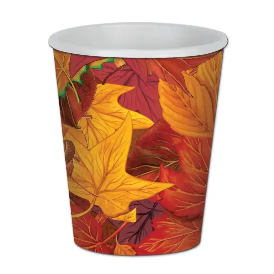 Fall Leaf Beverage Cups (Pack of 12) {1}