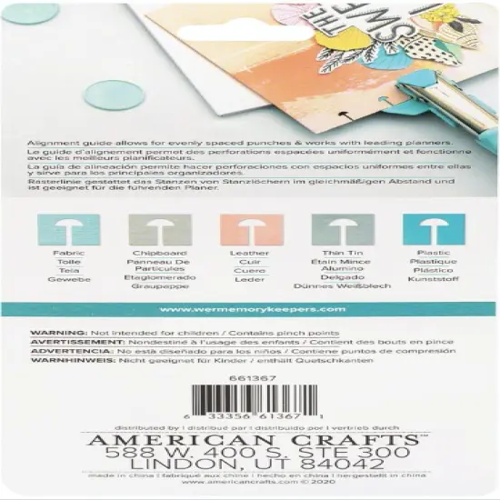 We R Memory Keepers TOOL - WR - CROP-A-DILE - DISC POWER PUNCH - 661367 by American Crafts {5}