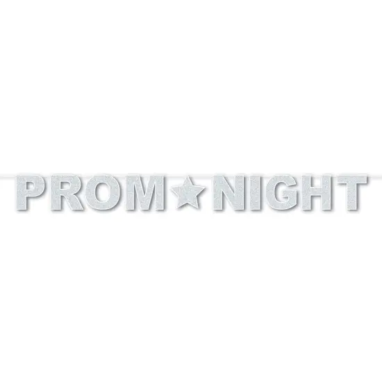 Glittered Prom Night Streamer (Pack of 12) {1}