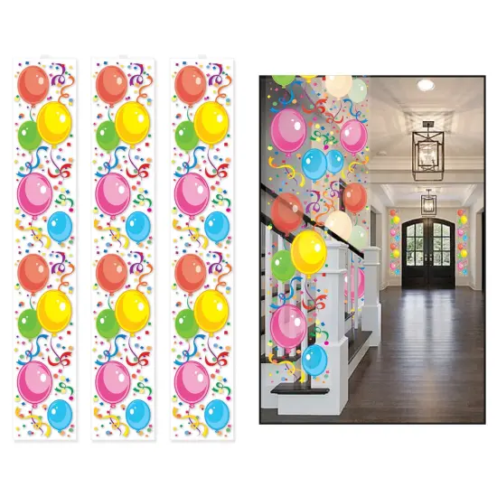 Balloon Party Panels, (Pack of 12) {1}