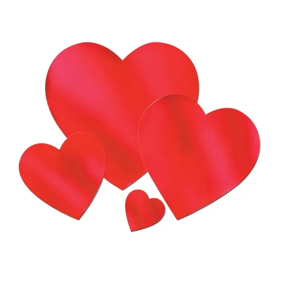 Foil Heart Cutout (Pack of 24) {1}