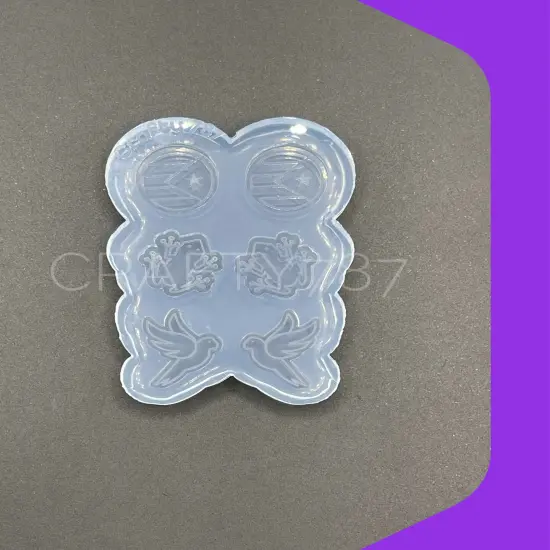 Puerto Rico Theme Studs Silicone Mold (A1) {4}
