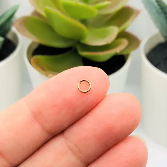 100, 500 or 1,000 Pieces: 4 mm Dark Rose Gold Open Jump Rings, 21g {3}