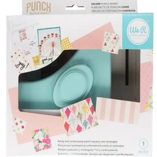 TOOL - We R Memory Keepers - SQUARE PUNCH BOARD 663158 By American Crafts {3}