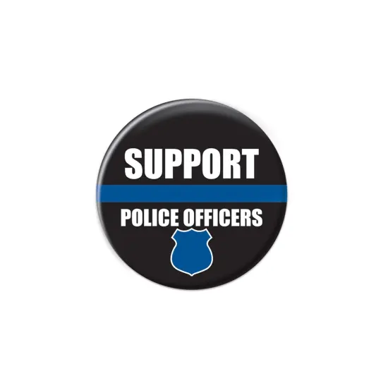 Support Police Officers Button, (Pack of 6) {1}