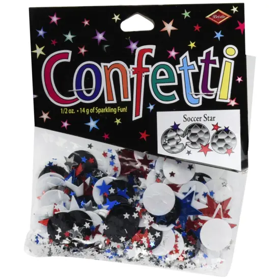 Soccer Star Confetti (Pack of 6) {1}