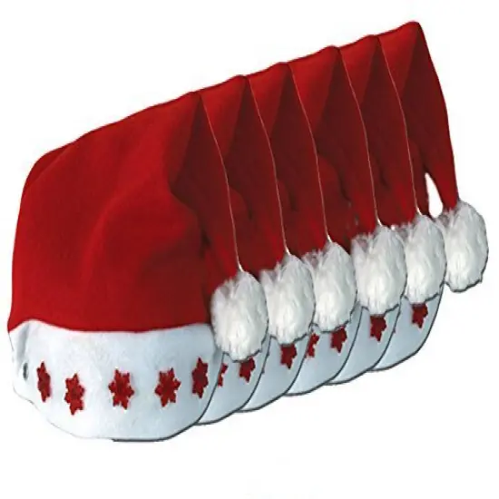 Light-Up Santa Hat (Pack of 12) {1}