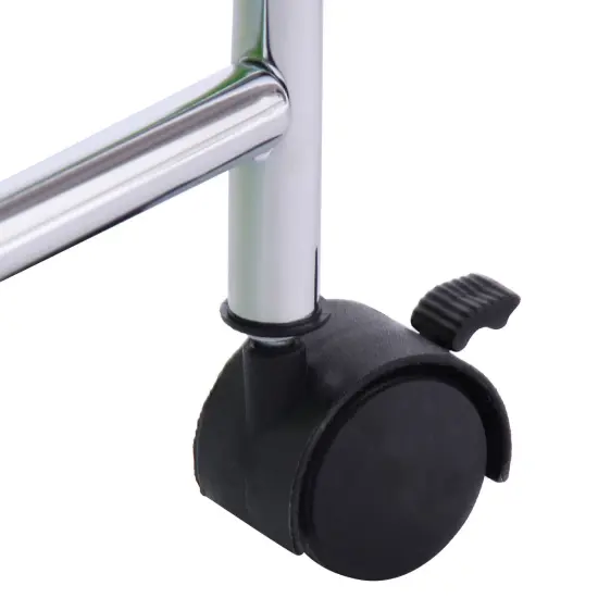 Costway 4 Drawers Rolling Storage Cart Metal Rack Shelf Home Office Furniture 2 Shelves {5}