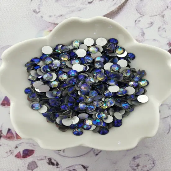 Black Diamond AB - KiraKira Glass Rhinestones by CrystalNinja {1}