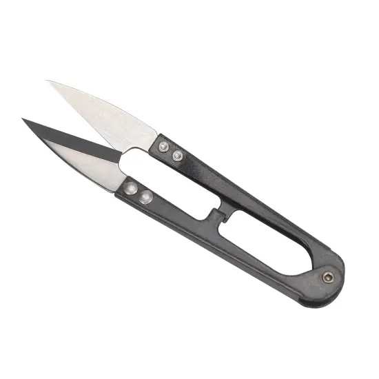 Sewing Scissors Yarn Thread Cutter 4.1inch Mini Small Snips Trimming Nipper Made of High-Carbon Steel Thread DIY Supplies for Stitch Embroidery, Knitting, Crafts (1, Black) {2}