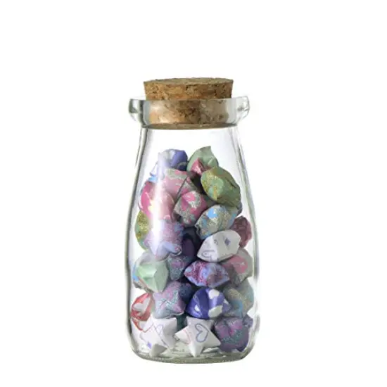 12 Pieces 100ml Small Glass Jars with lids | Small Glass Bottles Great for Food Storage, Yogurt jars, Bud Vases, Candies, Arts and Crafts, Home made Gin, Giveaways & More {3}