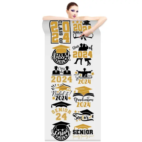 Graduation 2024 Direct-to-Film DTF Transfer Gang Sheets - 22x60 {2}