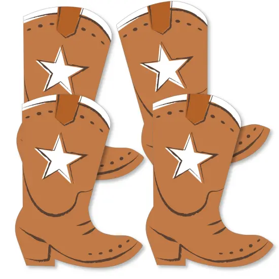 Big Dot of Happiness My First Rodeo - Cowboy Boots Decorations DIY Little Cowboy 1st Birthday Party Essentials - Set of 20 {3}