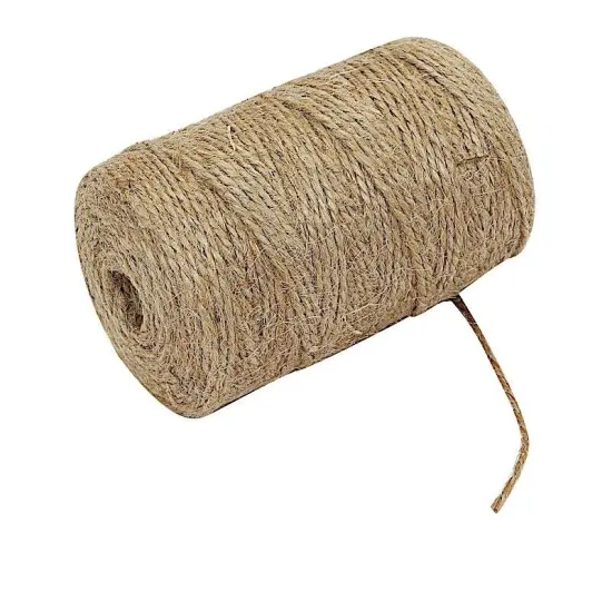 328 feet Natural 2 Ply JUTE TWINE STRING {2}