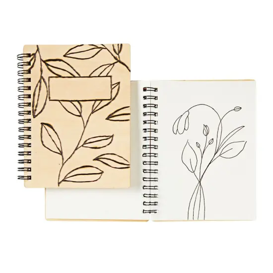 4 Pack Hard Cover A6 Spiral Journal {3}