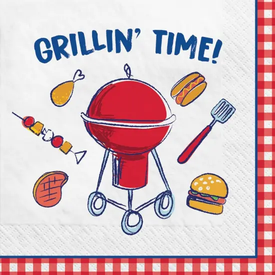 Chillin' and Grillin' Beverage Napkins {1}
