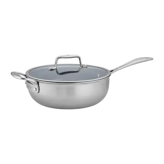 ZWILLING Clad CFX 4.5-qt Stainless Steel Ceramic Nonstick Perfect Pan {1}