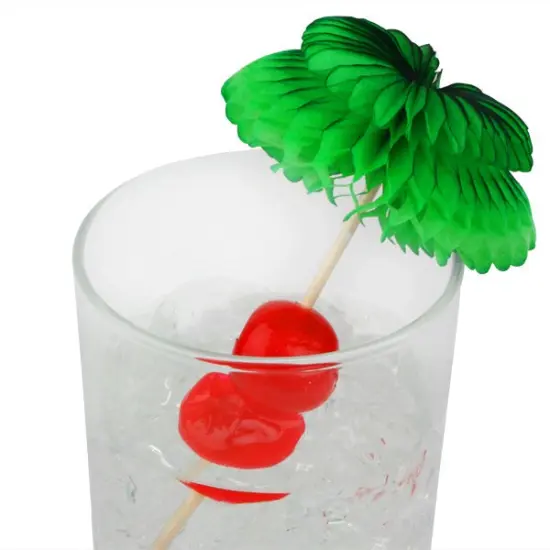 Palm Tree Honeycomb Picks {2}