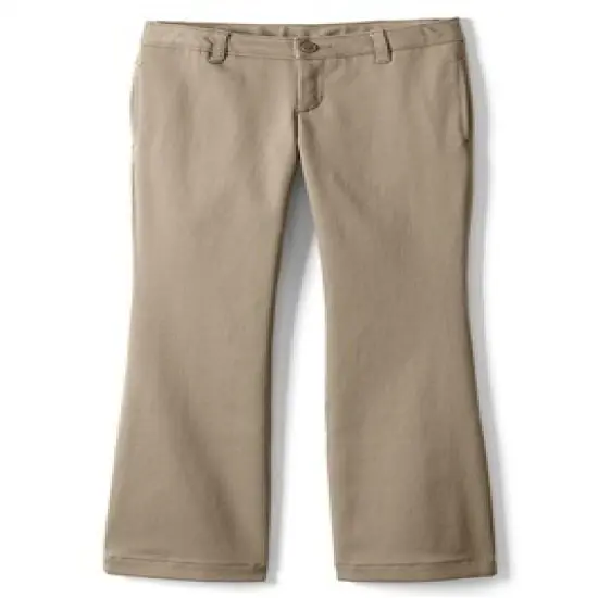 Girl's School Uniform Straight Leg Pants | RADYAN&reg; Black {4}