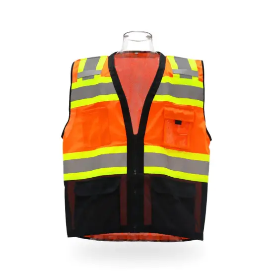 High-Visibility Safety Vest | RADYAN&reg; Orange/black {1}