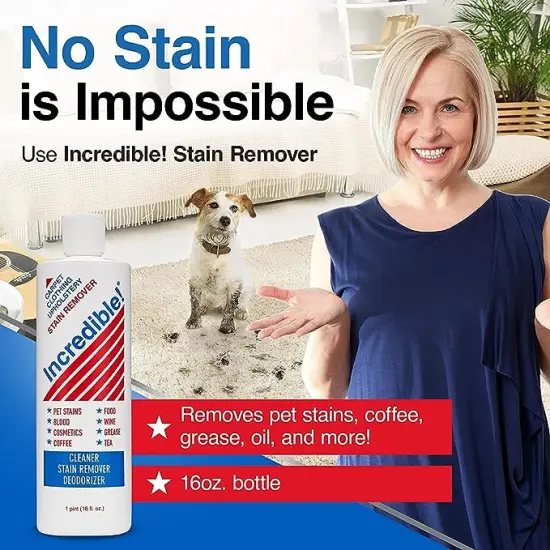 Stain Remover - Stain Remover for Clothes, Laundry, Carpets, Mattress & Upholstery Fast! 16.oz (Pack of 2) | RAHEEV&reg; {2}