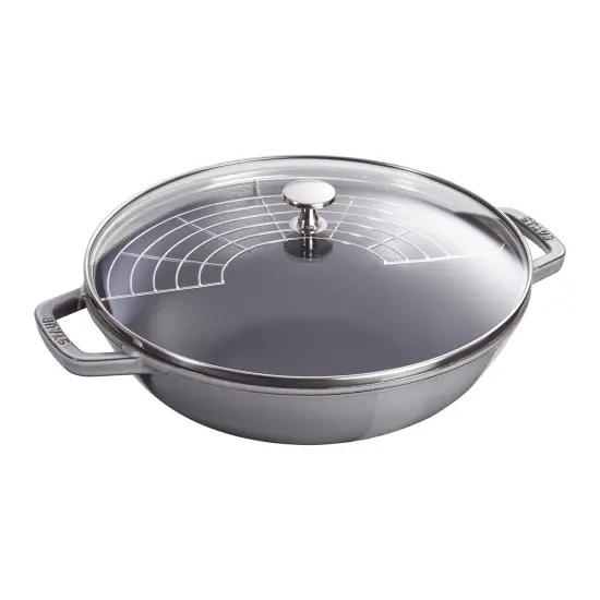 STAUB Cast Iron 4.5-qt Perfect Pan {3}