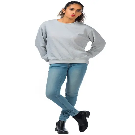 Women&rsquo;s Long Sleeve Pullover Sweatshirt | RADYAN&reg; Black {7}