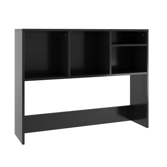 Emma and Oliver Freesia Cubby Organizer Shelf for Desktop with Multiple Cubbies Black {1}