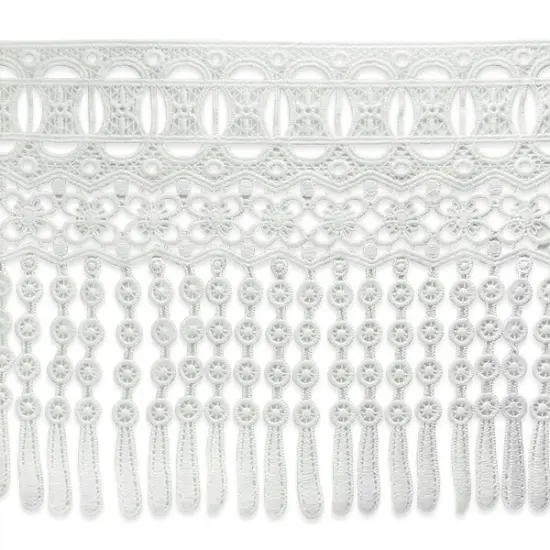 5 yards of Lace Trim - IR8085WH | 5 yard cut {1}