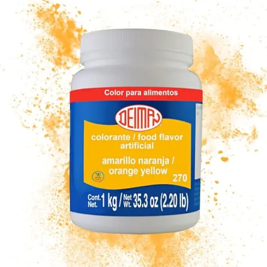 Deiman&reg; Artificial Food Color Orange Yellow 270 2.2 lb {1}