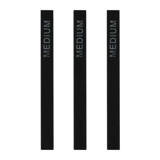 SoHo Urban Artist Compressed Charcoal Sticks, Pack of 3 Medium, Black, Ideal for Charcoal Drawing and Charcoal Art, Perfect for Artists, Students & Professionals, Create Varied Tones and Blends Easily {3}