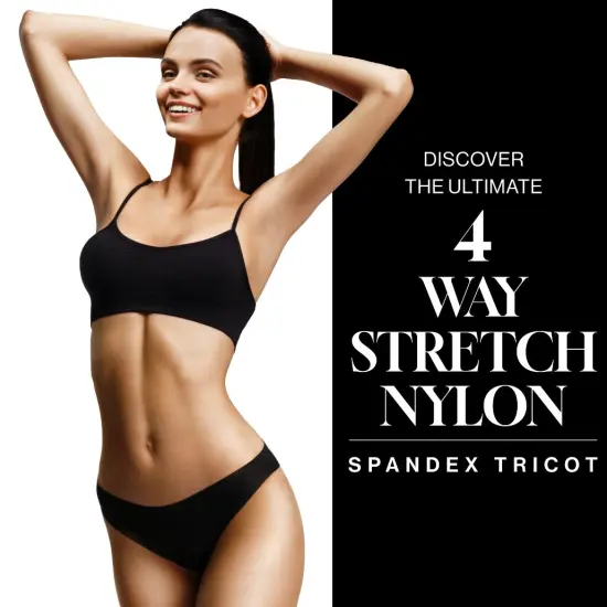 FabricLA | Nylon Spandex | 4 Way Stretch | Swimwear Tricot Fabric | Yellow |2-Yard {2}