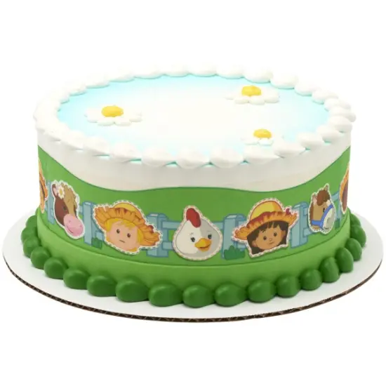 Fisher-Price&trade; Little People&trade; Farm Friends Edible Cake Topper Image Strips {1}