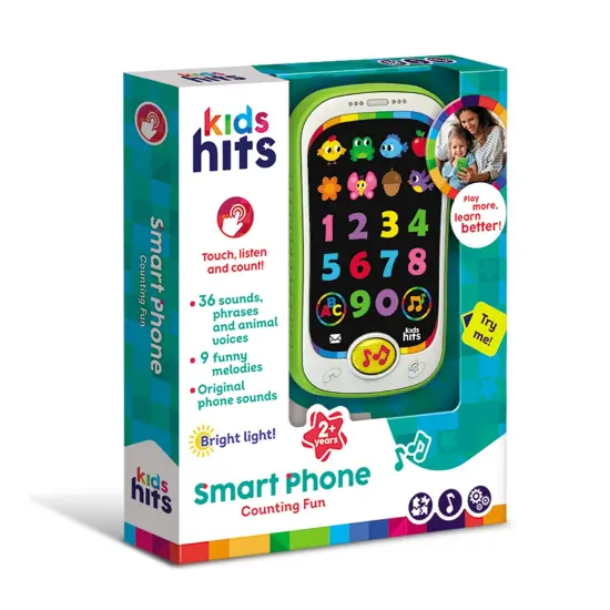 Kids Hits Educational Toddler Smart Phone Toy Counting Fun {6}
