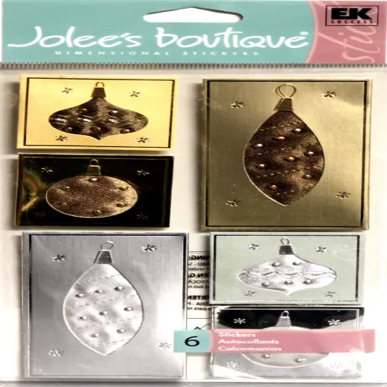 Jolee's Boutique Metallic Ornaments Dimensional Stickers {1}