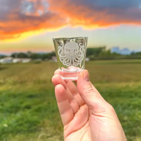 2oz Cthulhu Shot glass {4}