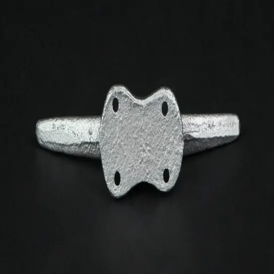 Set of 4 Coastal Cast Iron Cleat Wall Hooks/Drawer Pulls {4}