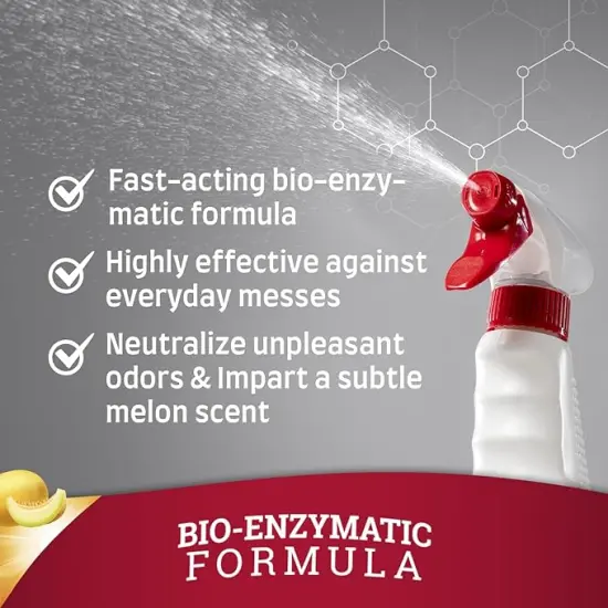 Nature's Miracle&reg; - Stain and Odor Remover, Spot Stain and Pet Odor Eliminator, Enzymatic Formula, 32 Ounce Spray {6}