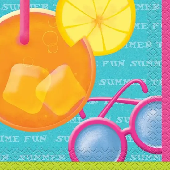 Pool Party Beverage Napkins, 16ct {1}