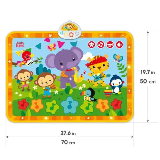 Kids Hits Educational Baby Light andSound Mat Toy Baby Concert {5}
