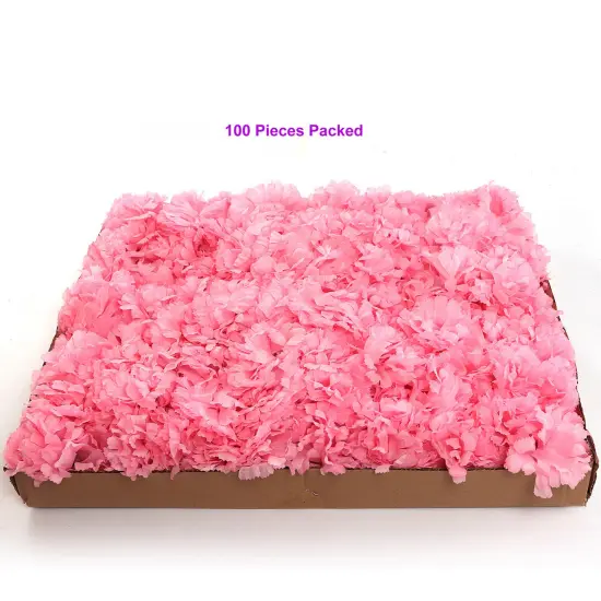100-Pack: Pink Carnation Picks, 5" Stems, 3.5" Wide, Floral Home by Artificial Flowers {4}