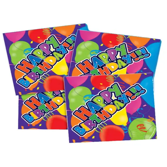 Lot 250 9.75" Happy Birthday Beverage Bar Drink Part Decoration Paper Napkins {1}