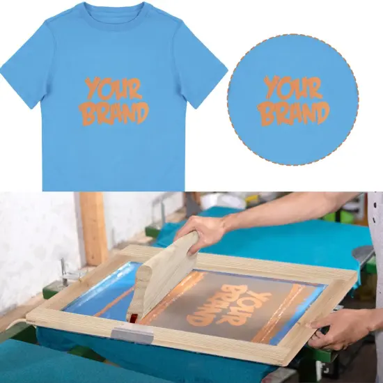 Colovis Screen Printing Frame and Squeegee Kit for Home or Small Business, Include 3 PCS Wooden Screen Printing Frames with Mesh and 2 PCS Screen Printing Squeegees (5 PCS) {6}