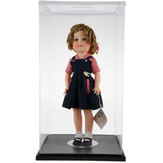 ExpoCase Plastic Folding Display Cover for Dolls, 10.5" W x 10.5" D x 20" H {3}